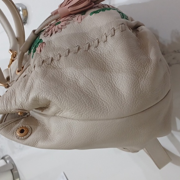 VINTAGE ISABELLA FIORE GENUINE LEATHER SLOUCHY HOBO BAG - Picture 6 of 17